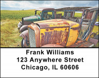 Vintage Abandoned Car Address Labels | LBBAD-56