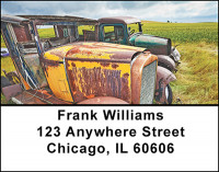 Vintage Abandoned Car Address Labels | LBBAD-56