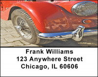 Vintage Cars Address Labels | LBBAD-57