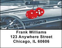 Vintage Classic Cars Address Labels | LBBAD-58