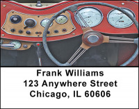Vintage Classic Cars Address Labels | LBBAD-58