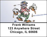 Drunk On Beer Address Labels | LBBAD-61