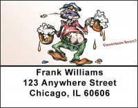 Drunk On Beer Address Labels | LBBAD-61