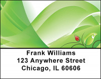 Green Nature Rejuvenation Address Labels | LBBAD-64