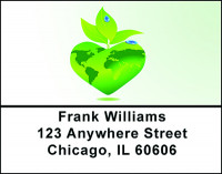 Eco Globe Address Labels | LBBAD-67