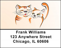Pur-r-rfect Cat Lovers Address Labels | LBBAD-70