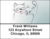 Pur-r-rfect Cat Lovers Address Labels | LBBAD-70