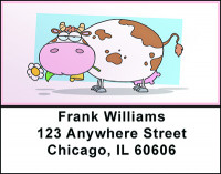 Farm Animal Cartoons Address Labels | LBBAD-72