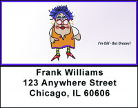 Retro Ladies Address Labels | LBBAD-75