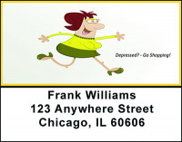The Shopper Address Labels | LBBAD-77