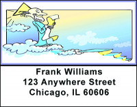 Heavenly Greeting Address Labels | LBBAD-79