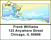 Heavenly Greeting Address Labels | LBBAD-79