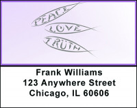 Religious Fish Symbol Address Labels | LBBAD-80