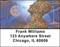 Sci Fi Composition Address Labels | LBBAD-97
