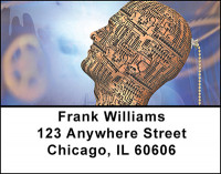 Sci Fi Composition Address Labels | LBBAD-97