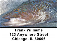 Bass Fishing Address Labels | LBBAE-40
