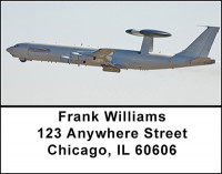 AWACS Airborne Early Warning Address Labels | LBBAE-44
