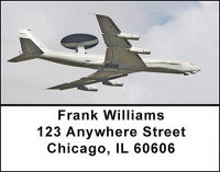 AWACS Airborne Early Warning Address Labels | LBBAE-44