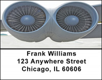 Buff-52 Bomber Address Labels | LBBAE-49