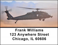 Helicopters On Watch Address Labels | LBBAE-57