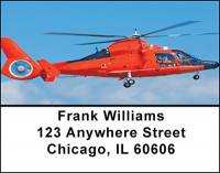 Helicopters Sea Rescue Address Labels | LBBAE-59