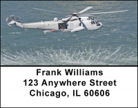 Helicopters Sea Rescue Address Labels | LBBAE-59