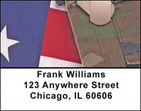 Military Dog Tags Address Labels | LBBAE-60