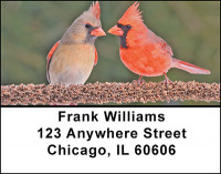 Cardinals With Character Address Labels | LBBAE-68