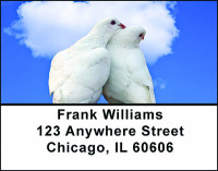 White Doves Inspiration Address Labels | LBBAE-76
