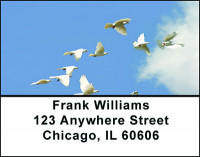 White Doves Inspiration Address Labels | LBBAE-76