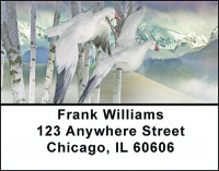 Animals In Winter Address Labels | LBBAE-78