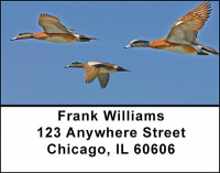 Dabbling Mallard Ducks Address Labels | LBBAE-82