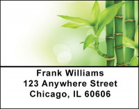 Bamboo Leaves Address Labels | LBBAE-98