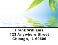 Bamboo Leaves Address Labels | LBBAE-98