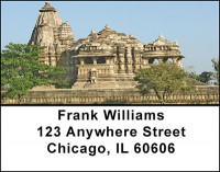Hindu Architecture Address Labels | LBBAF-06