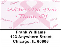 Fight Breast Cancer Address Labels | LBBAF-11