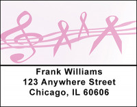 Fight Breast Cancer Address Labels | LBBAF-11