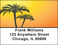 Palm Trees Address Labels | LBBAF-16