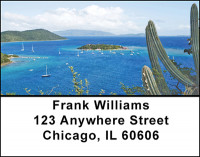 Cactus On The Beach Address Labels | LBBAF-18