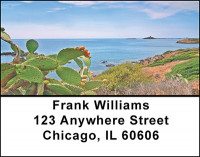 Cactus On The Beach Address Labels | LBBAF-18