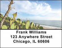 Cactus On The Beach Address Labels | LBBAF-18
