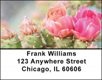 Cactus Desert Flowers Address Labels | LBBAF-20