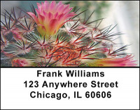 Cactus Desert Flowers Address Labels | LBBAF-20