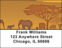 Safari Animals Address Labels | LBBAF-50