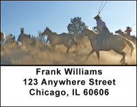 Cowboys On The Prairie Address Labels | LBBAF-64