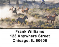 Cowboys On The Prairie Address Labels | LBBAF-64