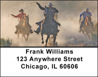 Cowboys On The Prairie Address Labels | LBBAF-64