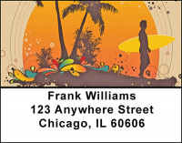 Surfin Address Labels | LBBAF-72