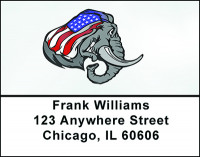 Vote Republican Address Labels | LBBAF-81
