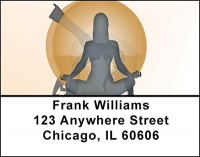 Yoga Moves Address Labels | LBBAF-82